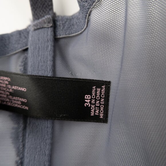 VICTORIA'S SECRET grey corset lingerie size 34B - Picture 9 of 11